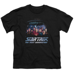 Star Trek The Next Generation Space Group - Youth T-Shirt Youth T-Shirt (Ages 8-12) Star Trek   