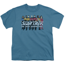Star Trek The Next Generation Line Up - Youth T-Shirt Youth T-Shirt (Ages 8-12) Star Trek   