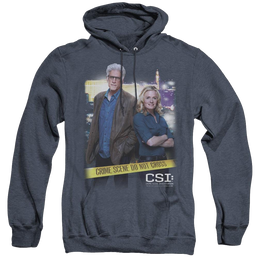 Csi Do Not Cross - Heather Pullover Hoodie Heather Pullover Hoodie CSI   