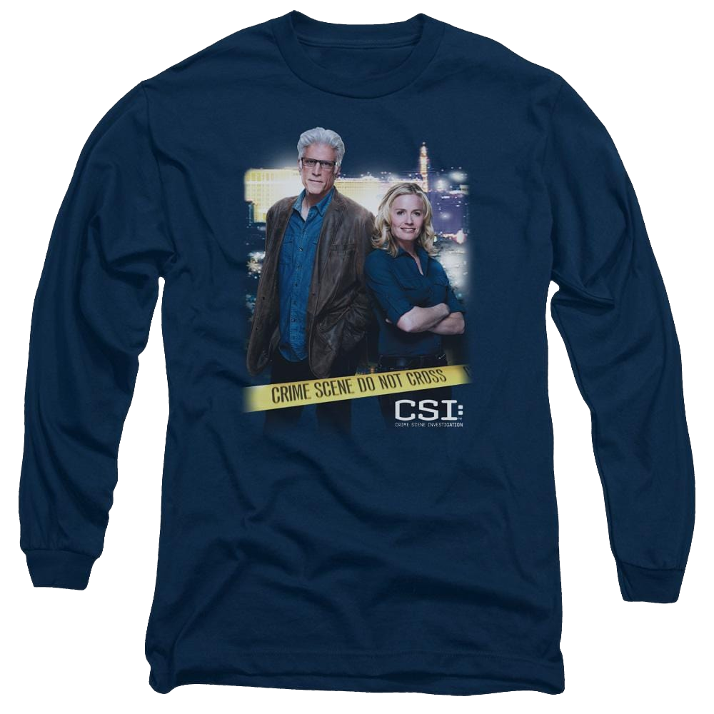 CSI Do Not Cross - Men's Long Sleeve T-Shirt Men's Long Sleeve T-Shirt CSI   