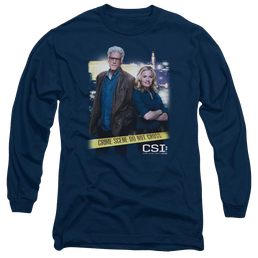 CSI Do Not Cross - Men's Long Sleeve T-Shirt Men's Long Sleeve T-Shirt CSI   