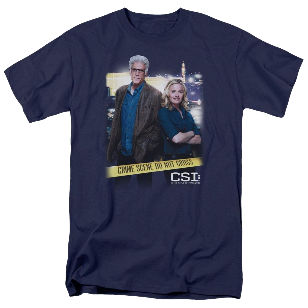CSI Do Not Cross - Men's Regular Fit T-Shirt Men's Regular Fit T-Shirt CSI   