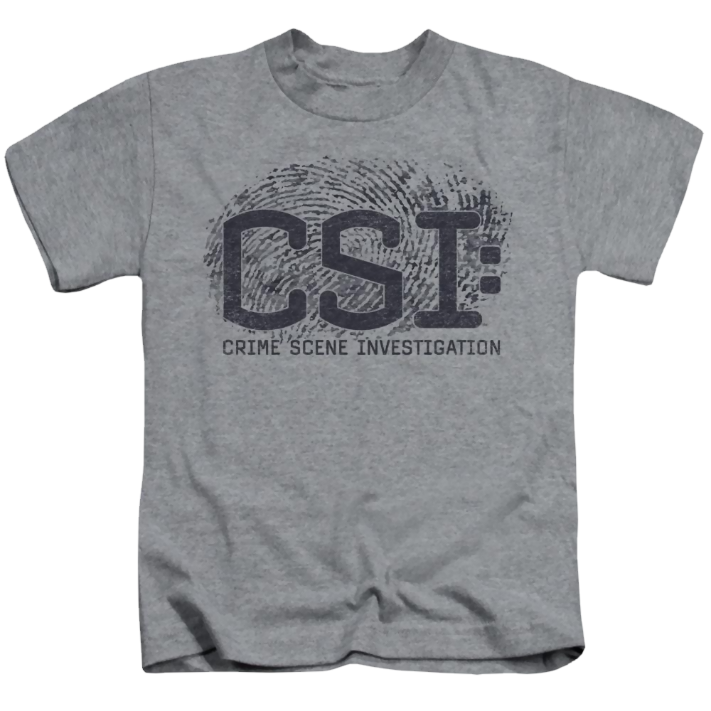CSI Distressed Logo - Kid's T-Shirt (Ages 4-7) Kid's T-Shirt (Ages 4-7) CSI   