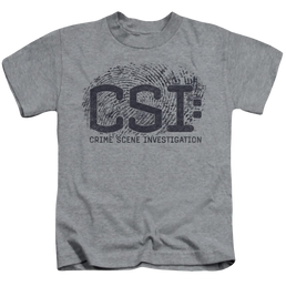 CSI Distressed Logo - Kid's T-Shirt (Ages 4-7) Kid's T-Shirt (Ages 4-7) CSI   