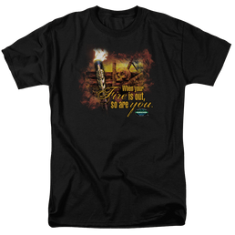 Survivor Fires Out - Men's Regular Fit T-Shirt Men's Regular Fit T-Shirt Survivor   