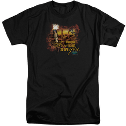 Survivor Fires Out - Men's Tall Fit T-Shirt Men's Tall Fit T-Shirt Survivor   