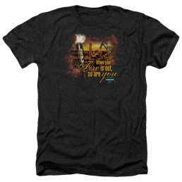 Survivor Fires Out - Men's Heather T-Shirt Men's Heather T-Shirt Survivor   