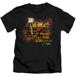 Survivor Fires Out - Kid's T-Shirt Kid's T-Shirt (Ages 4-7) Survivor   