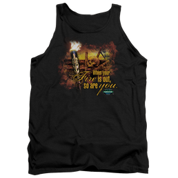 Survivor Fires Out - Men's Tank Top Men's Tank Survivor   