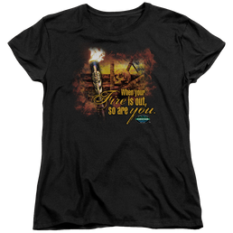 Survivor Fires Out - Women's T-Shirt Women's T-Shirt Survivor   