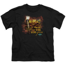 Survivor Fires Out - Youth T-Shirt Youth T-Shirt (Ages 8-12) Survivor   