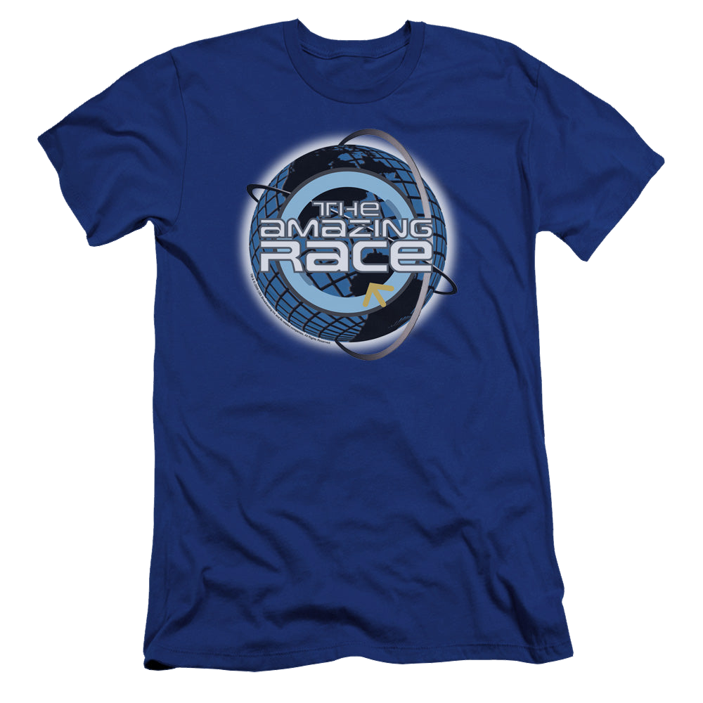 Amazing Race, The Around The Globe - Men's Premium Slim Fit T-Shirt Men's Premium Slim Fit T-Shirt The Amazing Race   