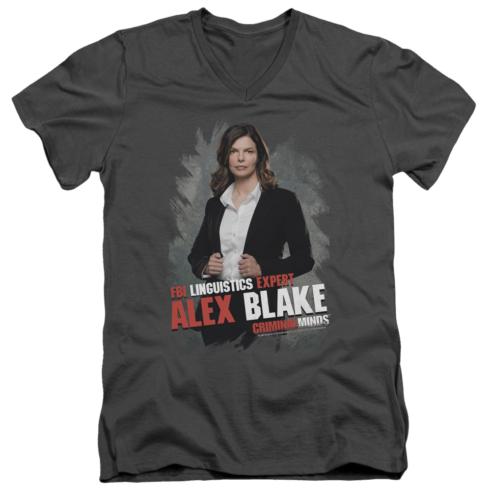 Criminal Minds Alex Blake - Men's V-Neck T-Shirt Men's V-Neck T-Shirt Criminal Minds   