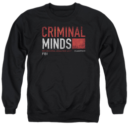 Criminal Minds Title Card - Men's Crewneck Sweatshirt Men's Crewneck Sweatshirt Criminal Minds   