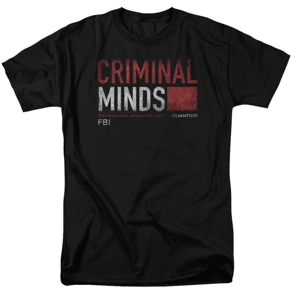 Criminal Minds Title Card - Men's Regular Fit T-Shirt Men's Regular Fit T-Shirt Criminal Minds   