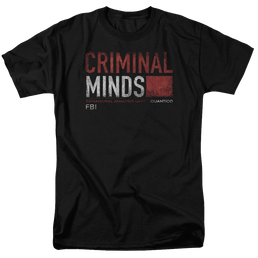Criminal Minds Title Card - Men's Regular Fit T-Shirt Men's Regular Fit T-Shirt Criminal Minds   
