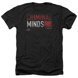 Criminal Minds Title Card - Men's Heather T-Shirt Men's Heather T-Shirt Criminal Minds   