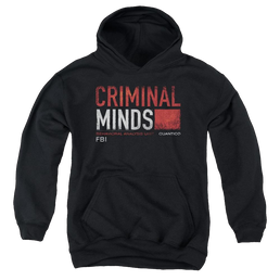 Criminal Minds Title Card - Youth Hoodie (Ages 8-12) Youth Hoodie (Ages 8-12) Criminal Minds   