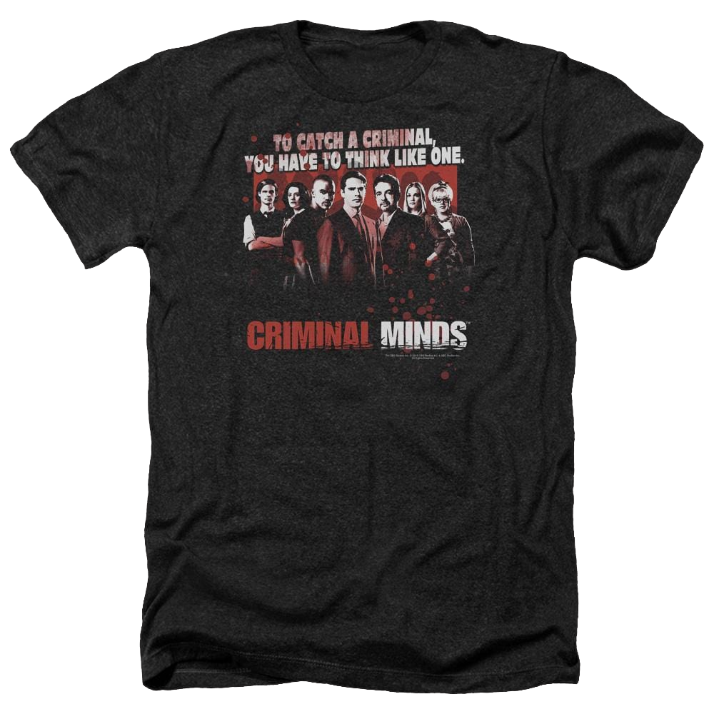 Criminal Minds Think Like One - Men's Heather T-Shirt Men's Heather T-Shirt Criminal Minds   