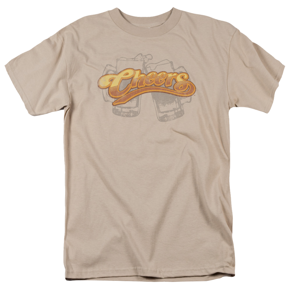 Cheers Beer Mugs - Men's Regular Fit T-Shirt Men's Regular Fit T-Shirt Cheers   