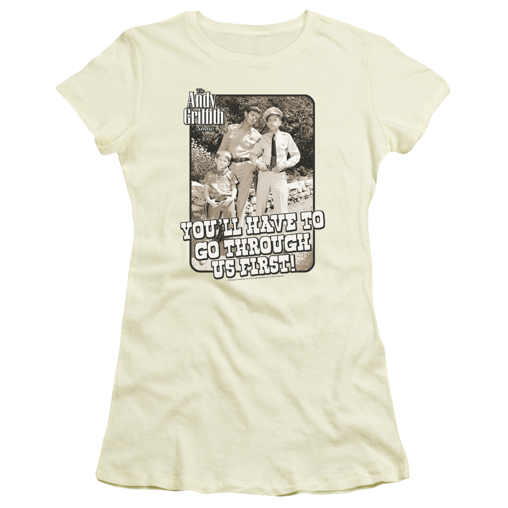 Andy Griffith Through Us - Juniors T-Shirt Juniors T-Shirt Andy Griffith Show   