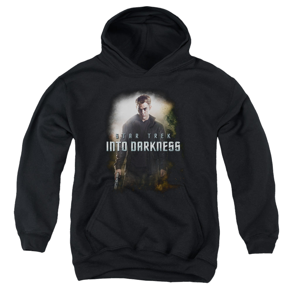 Star Trek Movies Darkness Kirk - Youth Hoodie Youth Hoodie (Ages 8-12) Star Trek   