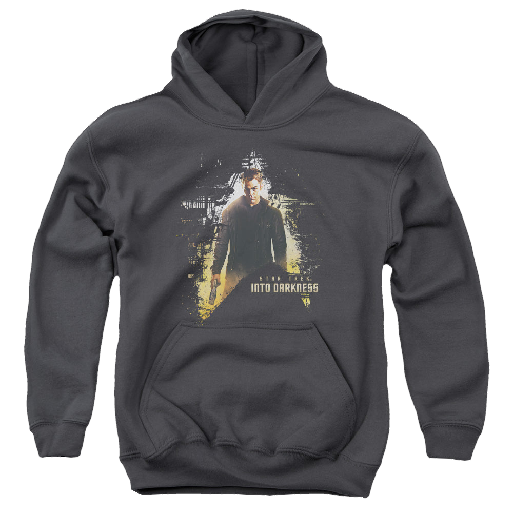 Star Trek Movies Dark Hero - Youth Hoodie Youth Hoodie (Ages 8-12) Star Trek   