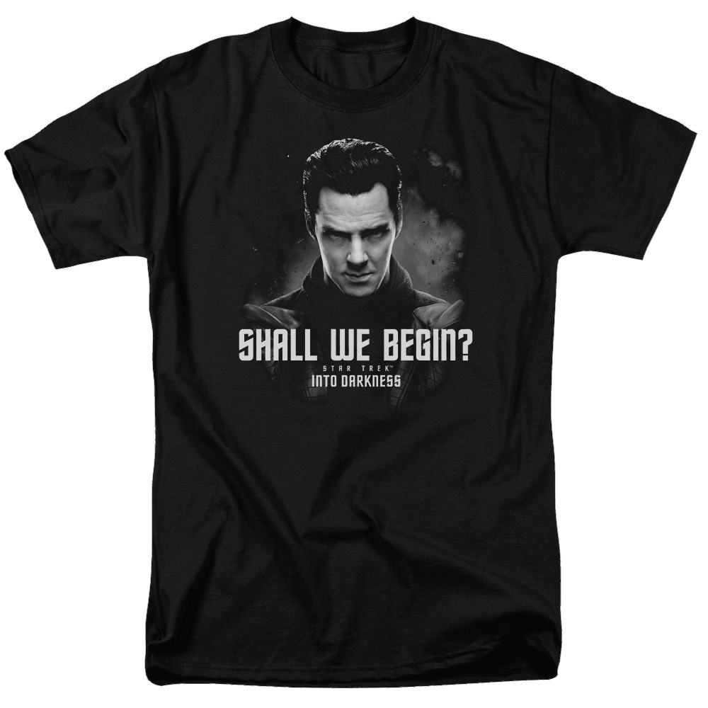 Star Trek Shall We Begin Men's Regular Fit T-Shirt Men's Regular Fit T-Shirt Star Trek   