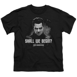Star Trek Movies Shall We Begin - Youth T-Shirt Youth T-Shirt (Ages 8-12) Star Trek   