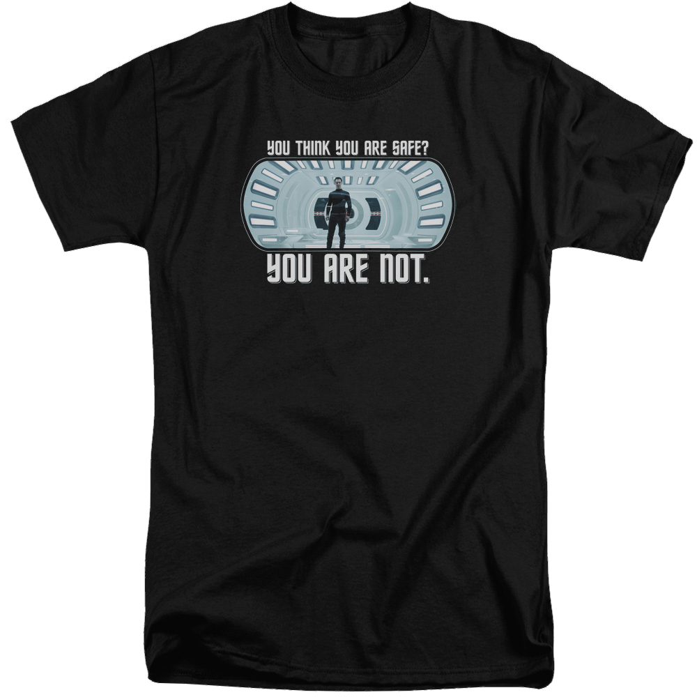 Star Trek Not Safe Men's Tall Fit T-Shirt Men's Tall Fit T-Shirt Star Trek   