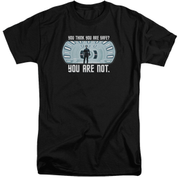 Star Trek Not Safe Men's Tall Fit T-Shirt Men's Tall Fit T-Shirt Star Trek   