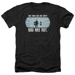 Star Trek Not Safe Men's Heather T-Shirt Men's Heather T-Shirt Star Trek   