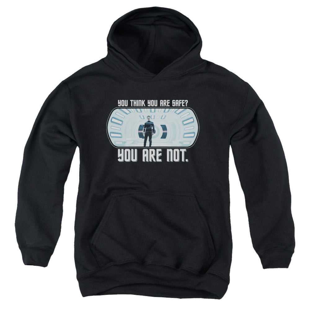 Star Trek Movies Not Safe - Youth Hoodie Youth Hoodie (Ages 8-12) Star Trek   