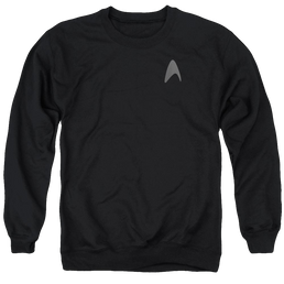 Star Trek Darkness Command Logo Men's Crewneck Sweatshirt Men's Crewneck Sweatshirt Star Trek   