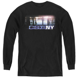 Csi New York New York Subway - Youth Long Sleeve T-Shirt Youth Long Sleeve T-Shirt CSI   