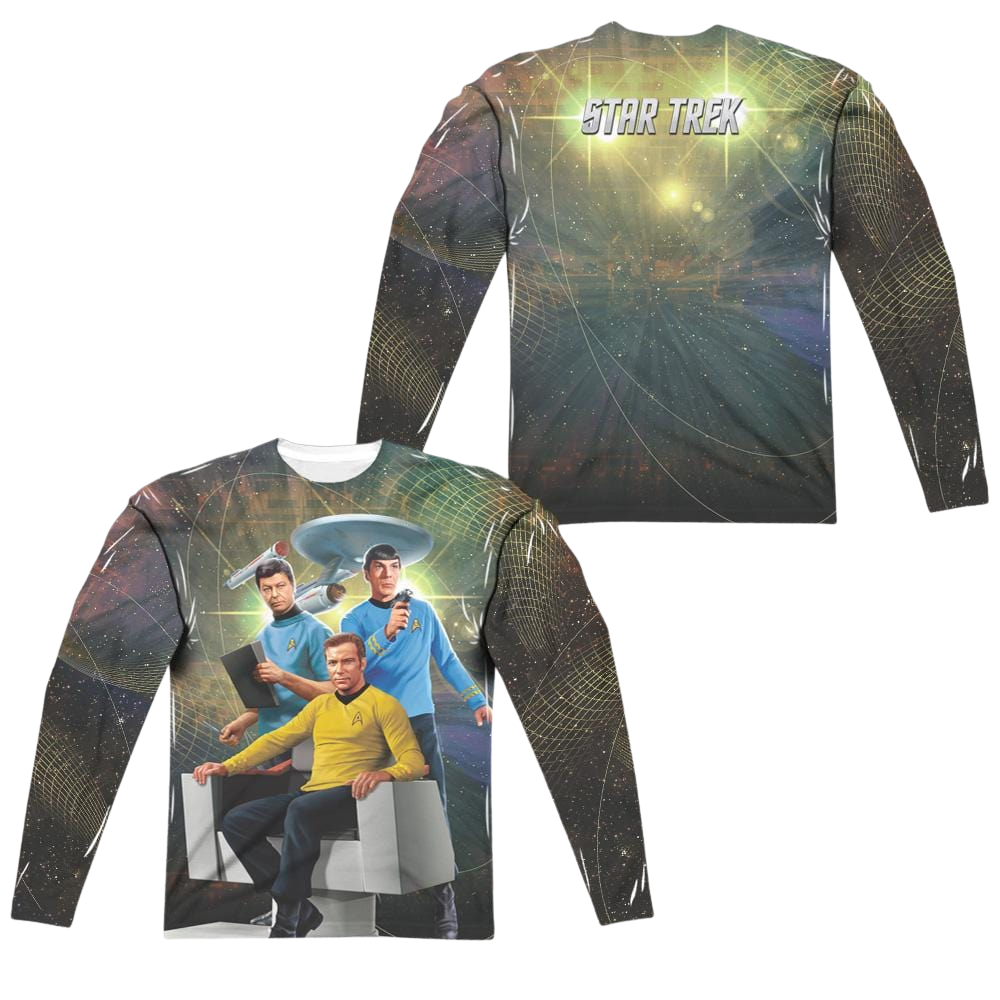 Star Trek The Original Series Kirk Spock Mccoy - Men's All-Over Print Long Sleeve Men's All-Over Print Long Sleeve Star Trek   