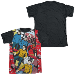 Star Trek Long Panel Men's Black Back T-Shirt Men's Black Back T-Shirt Star Trek   