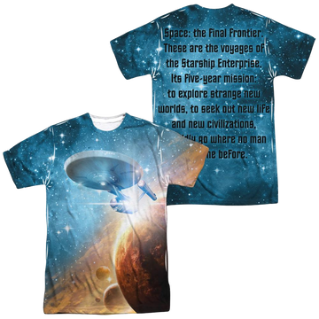 Star Trek Final Frontier men's all-over print t-shirt