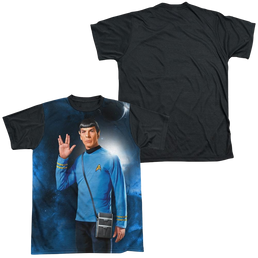 Star Trek Live Long Men's Black Back T-Shirt Men's Black Back T-Shirt Star Trek   