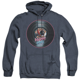 Happy Days On The Record - Heather Pullover Hoodie Heather Pullover Hoodie Happy Days   