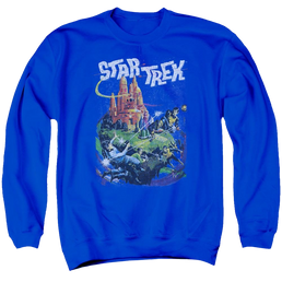 Star Trek Vulcan Battle Men's Crewneck Sweatshirt Men's Crewneck Sweatshirt Star Trek   