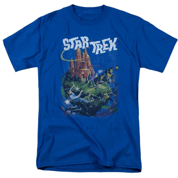 Royal men's regular fit t-shirt with Star Trek Vulcan Battle graphic