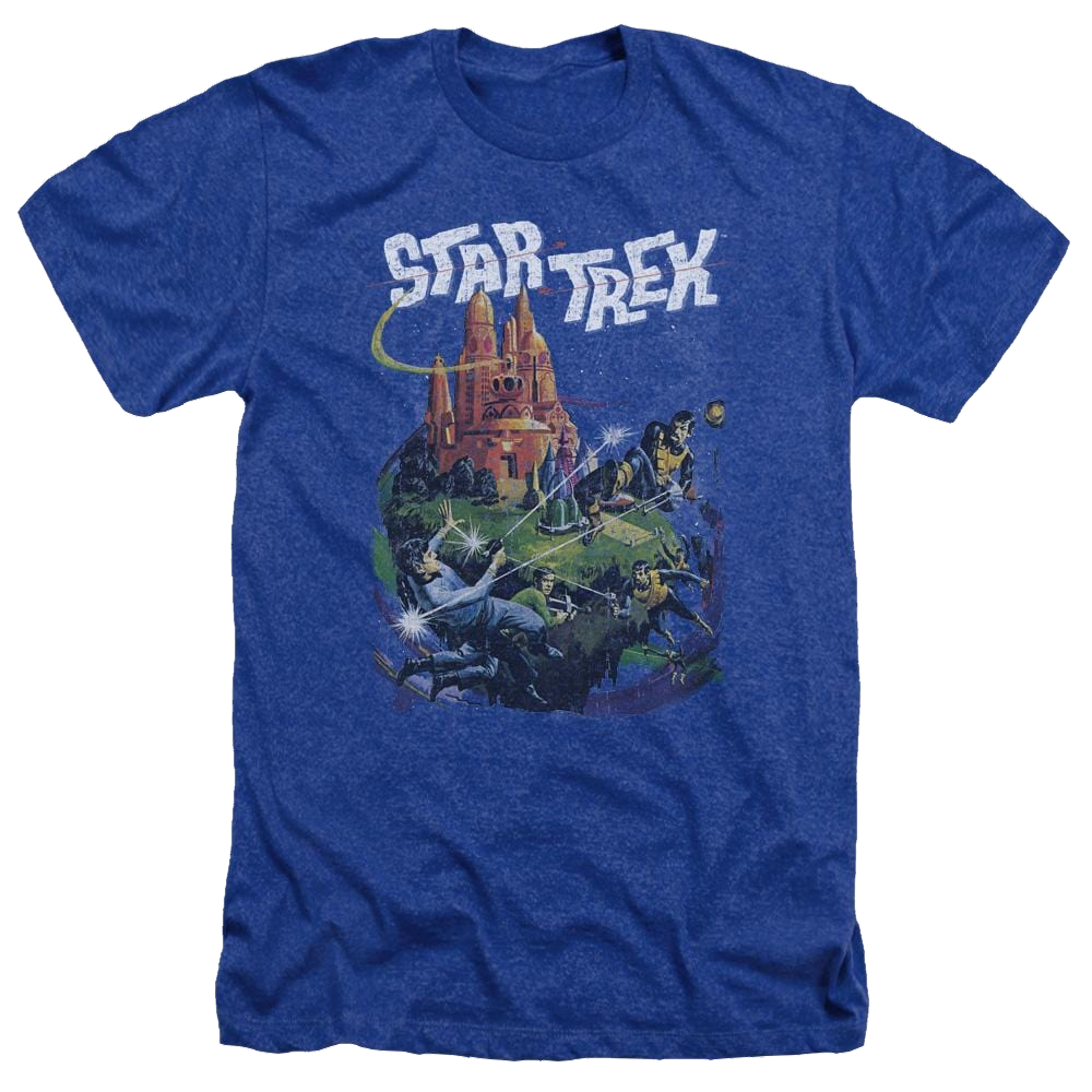 Star Trek Vulcan Battle Men's Heather T-Shirt Men's Heather T-Shirt Star Trek   