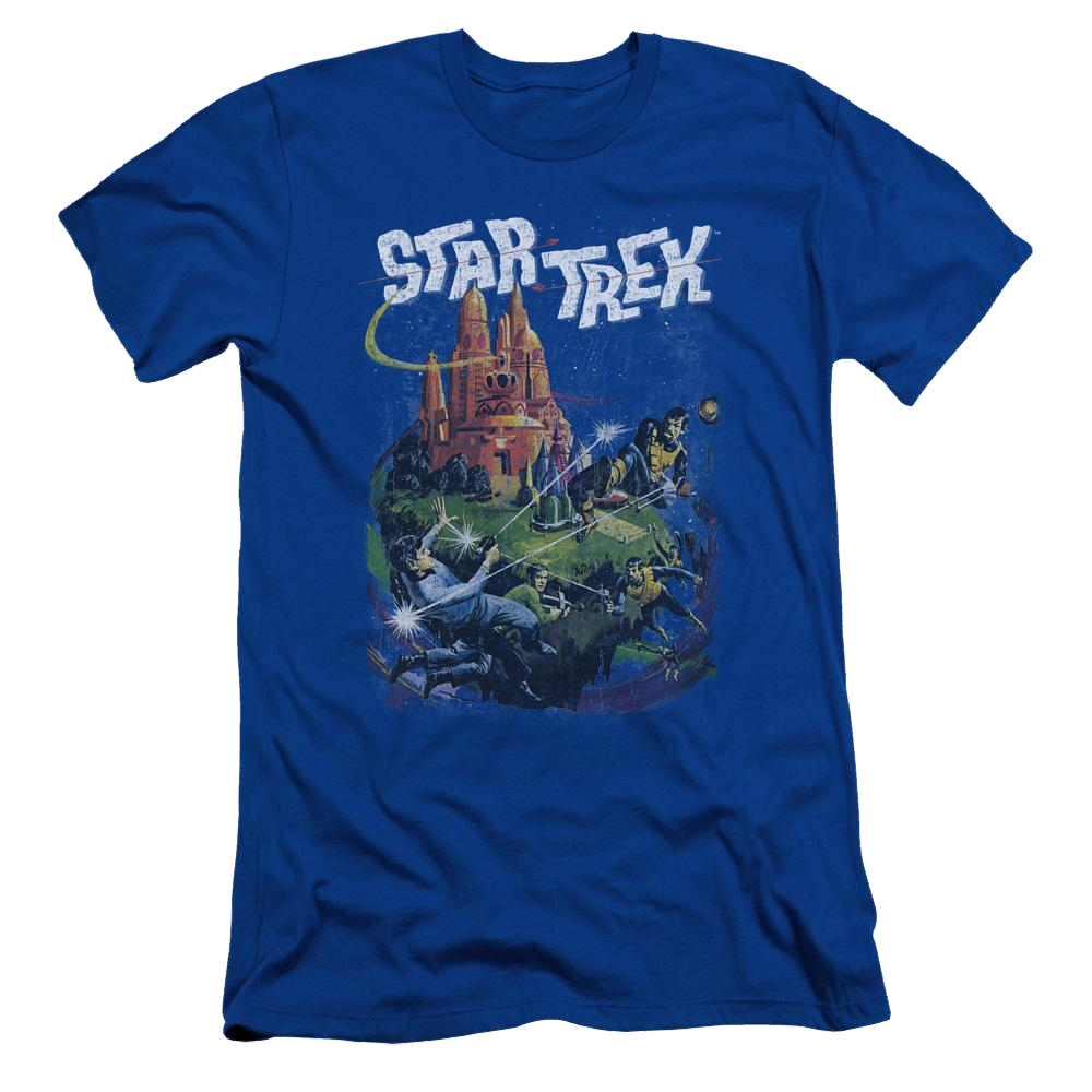 Star Trek Vulcan Battle Men's Slim Fit T-Shirt Men's Slim Fit T-Shirt Star Trek   