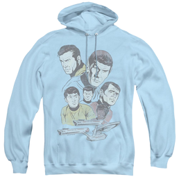 Star Trek The Original Series Retro Crew - Pullover Hoodie Pullover Hoodie Star Trek   