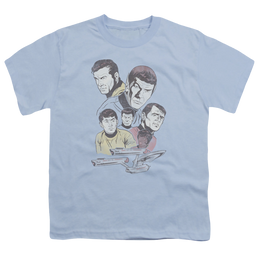 Star Trek The Original Series Retro Crew - Youth T-Shirt Youth T-Shirt (Ages 8-12) Star Trek   