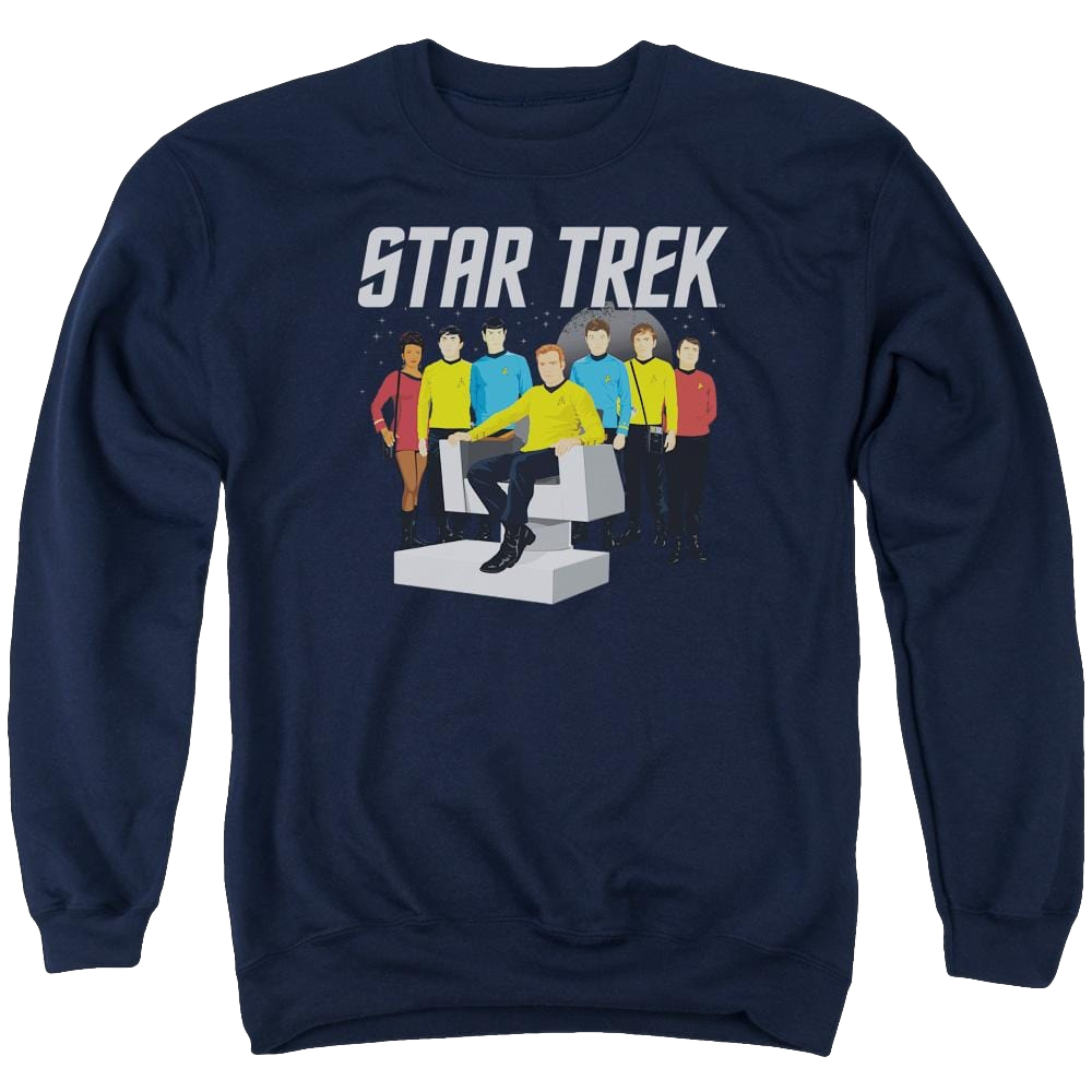 Star Trek Vector Crew Men's Crewneck Sweatshirt Men's Crewneck Sweatshirt Star Trek   