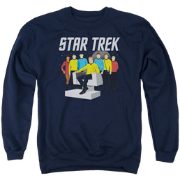 Star Trek Vector Crew Men's Crewneck Sweatshirt Men's Crewneck Sweatshirt Star Trek   
