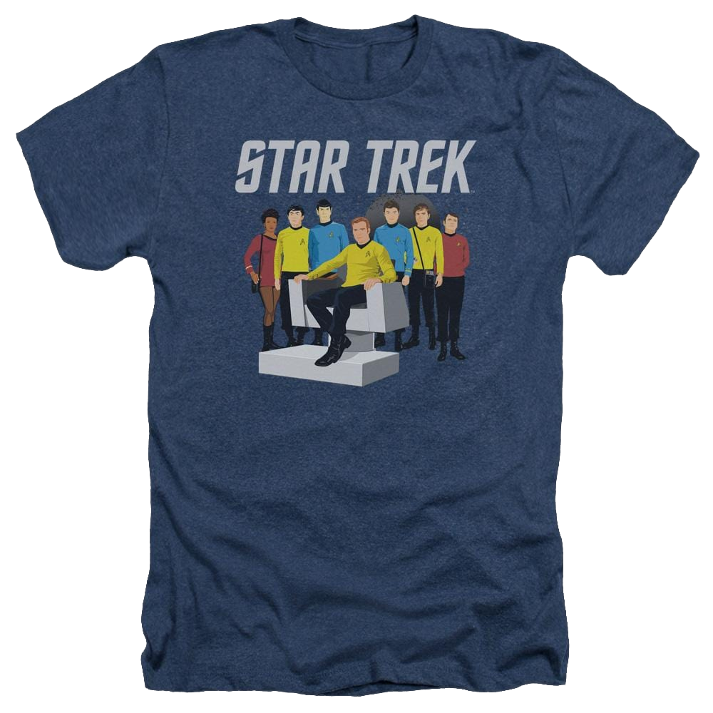 Star Trek Vector Crew Men's Heather T-Shirt Men's Heather T-Shirt Star Trek   