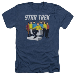 Star Trek Vector Crew Men's Heather T-Shirt Men's Heather T-Shirt Star Trek   